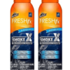 Armor All Fresh FX Smoke X Car Odor Eliminator Spray – Midnight Air Scent (3.5 Oz, Pack of 2)