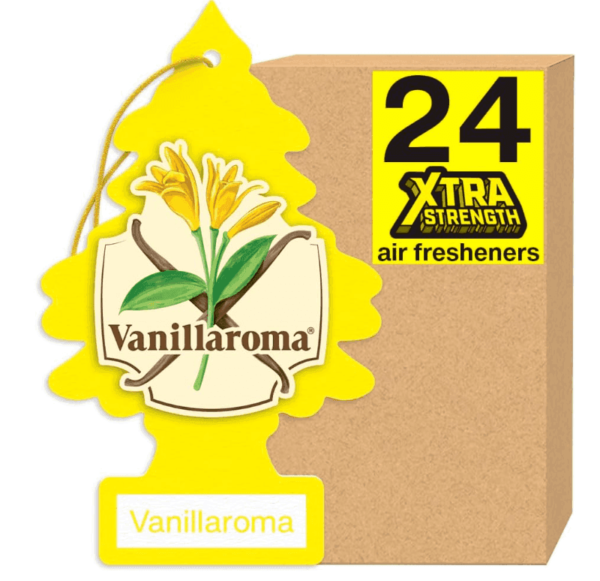 Car Air Fresheners – Vanillaroma (24 Pack)
