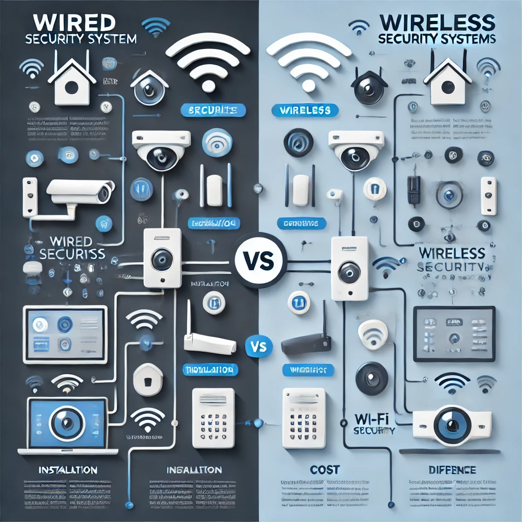 Wired Security System vs. Wireless