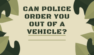 Can Police Order You Out of a Vehicle