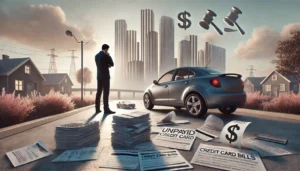 can credit card company take my car