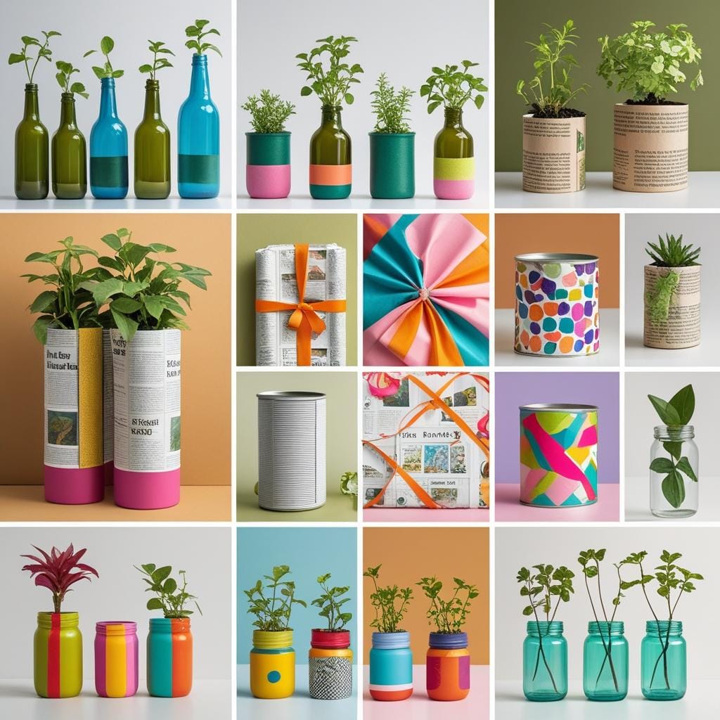 10 creative ways to recycle at home
