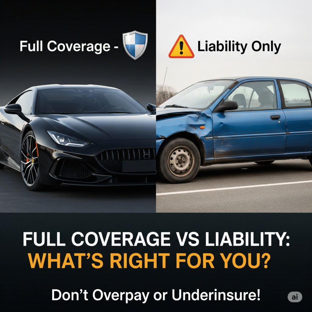 Full Coverage Car Insurance vs. Liability