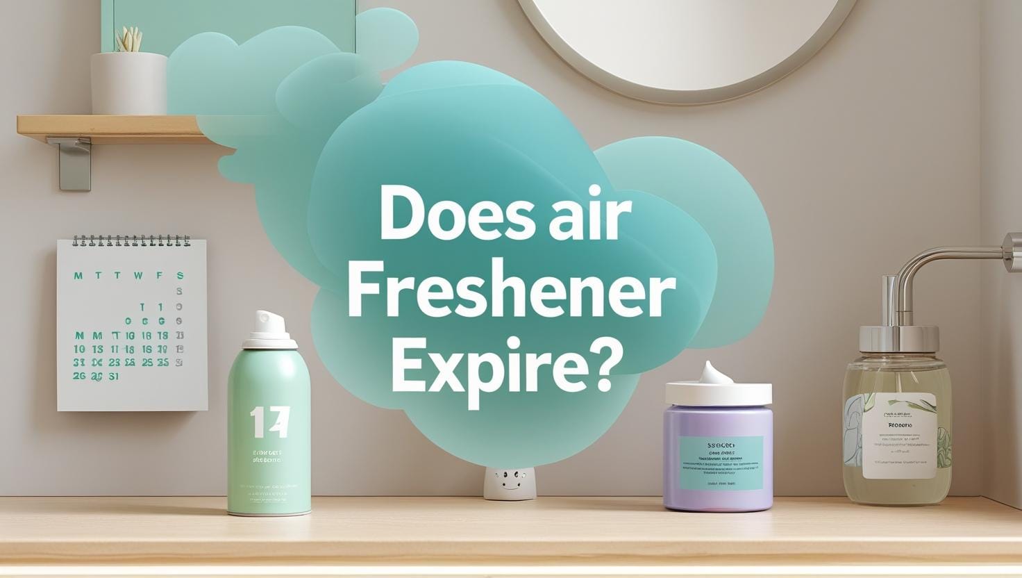 A collection of different types of air fresheners on a clean surface.
