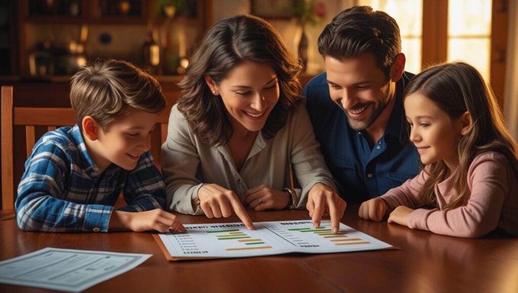 how to budget for a family of four