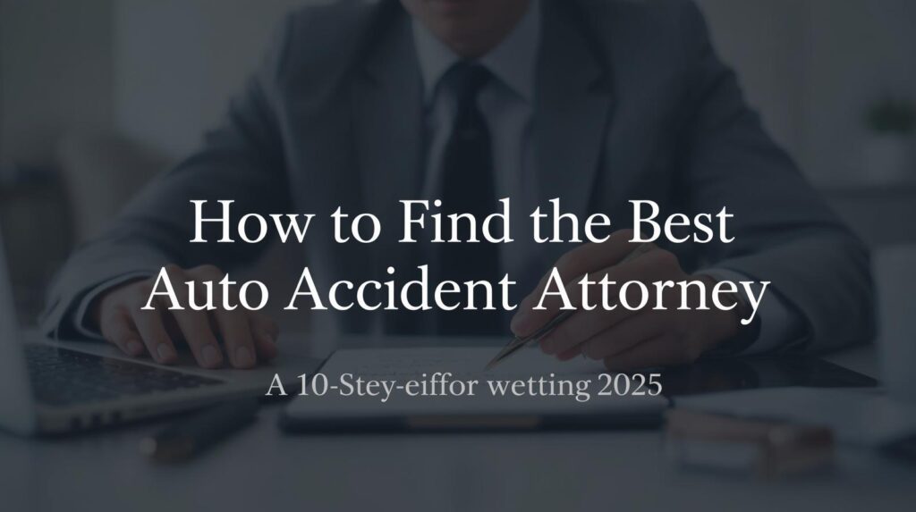 best auto accident attorney