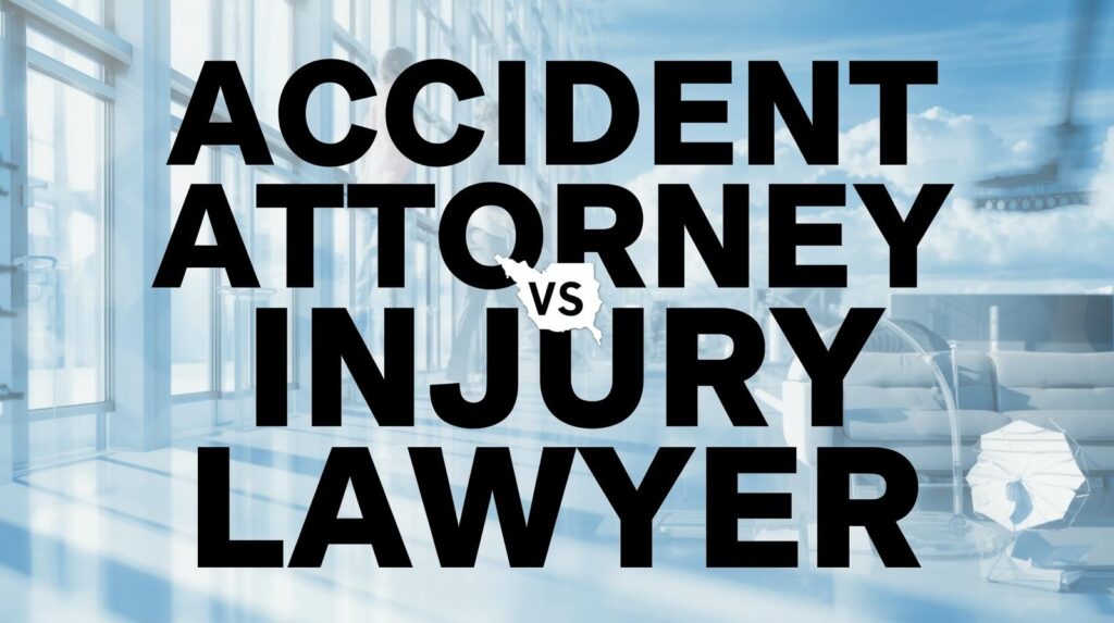 difference between accident attorney and injury lawyer