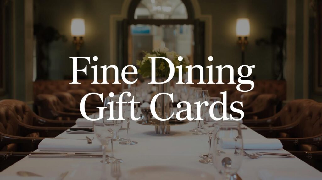 fine dining gift cards