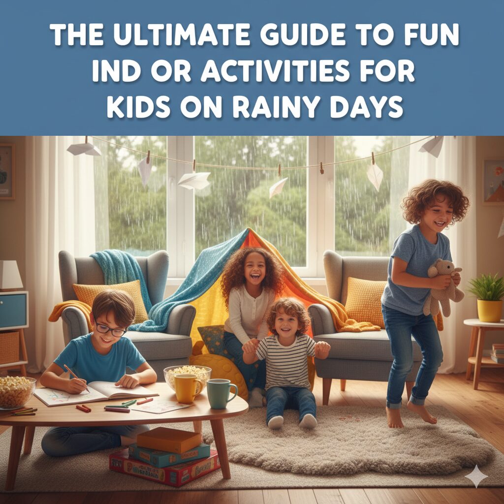fun indoor activities for kids on rainy days