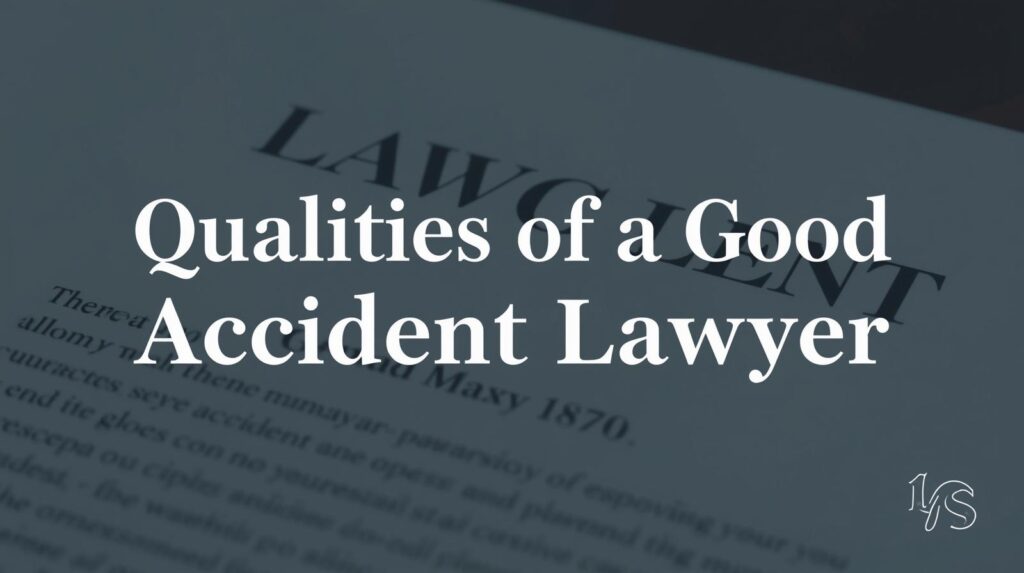  qualities of a good accident lawyer