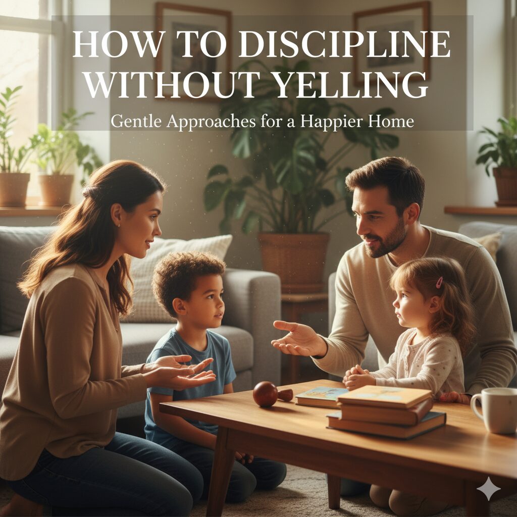 how to discipline without yelling
